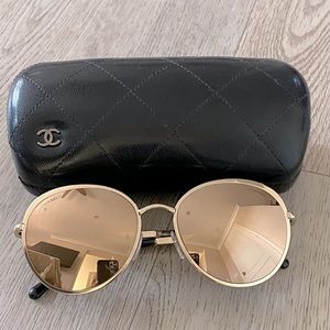 Chanel Gold Sunglasses